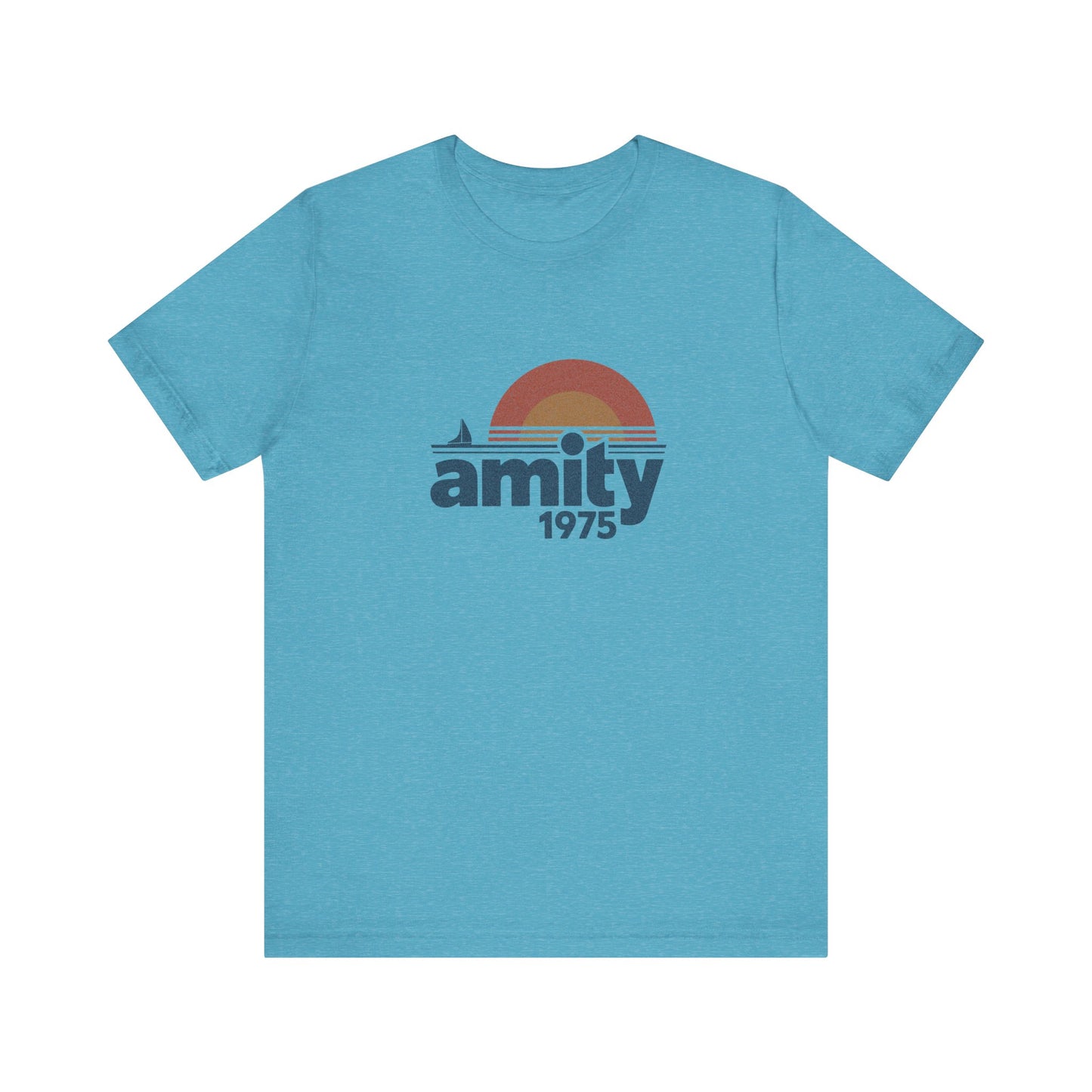 Amity Island 1975 — Jaws-Inspired Retro Tee (Light)