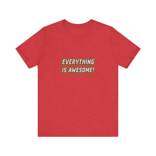 Everything is Awesome! — The LEGO Movie-Inspired Retro Tee (Light)