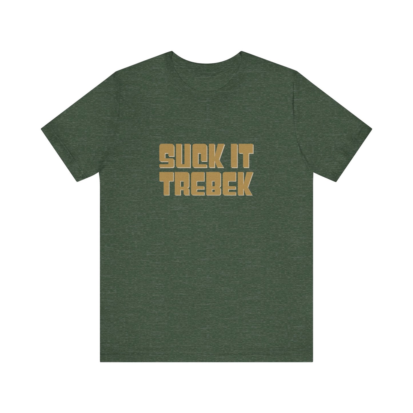Suck It Trebek — SNL Celebrity Jeopardy Sketch Retro Tee (Dark)