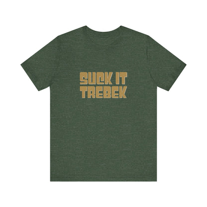 Suck It Trebek — SNL Celebrity Jeopardy Sketch Retro Tee (Dark)