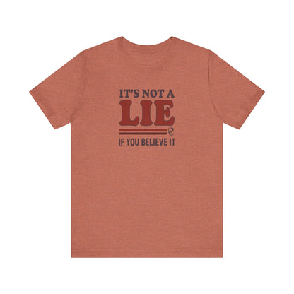 It’s Not a Lie, If You Believe It — George Costanza Retro Tee (Light)