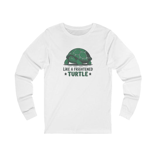 Like a Frightened Turtle — George Costanza Shrinkage Long Sleeve (Light)