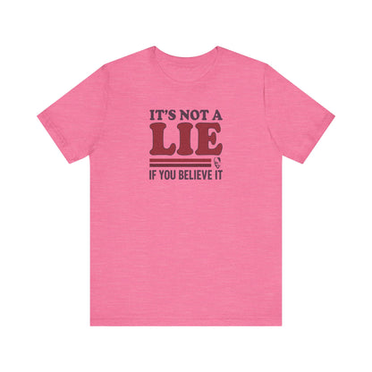 It’s Not a Lie, If You Believe It — George Costanza Retro Tee (Light)
