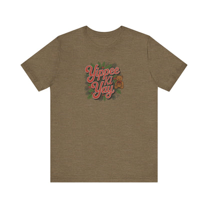 Yippee Ki Yay — Die Hard Retro Christmas Tee (Light)