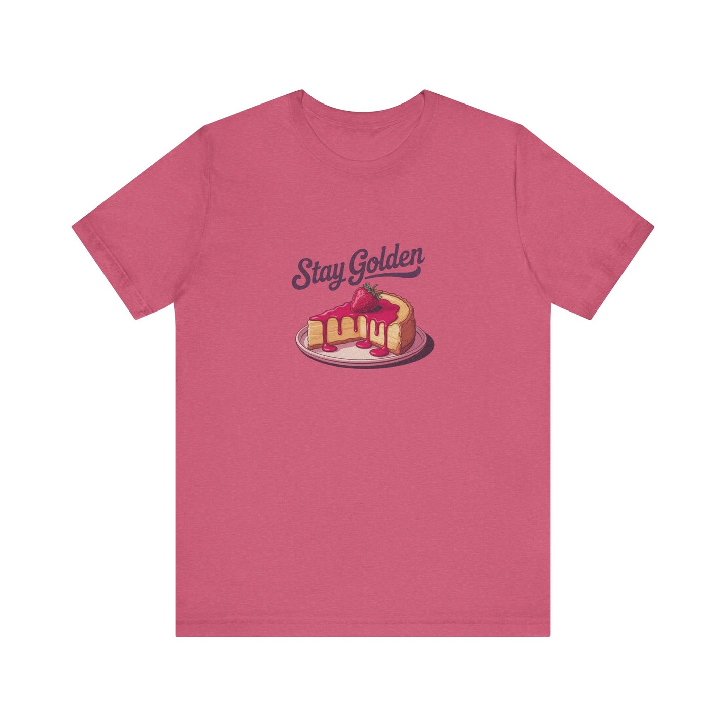 Stay Golden — Retro Cheesecake Graphic Tee (Light)
