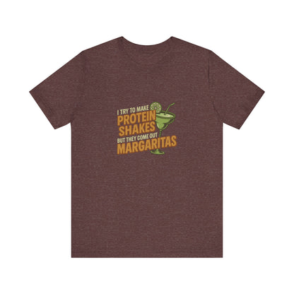 Protein Shakes (Oops, All Margaritas) — Retro Tee (Dark)
