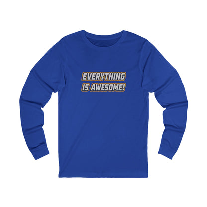 Everything is Awesome! — The LEGO Movie-Inspired Retro Long Sleeve (Dark)