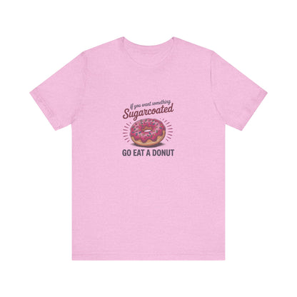Sugarcoated (Go Eat a Donut) — Retro Graphic Tee (Light)
