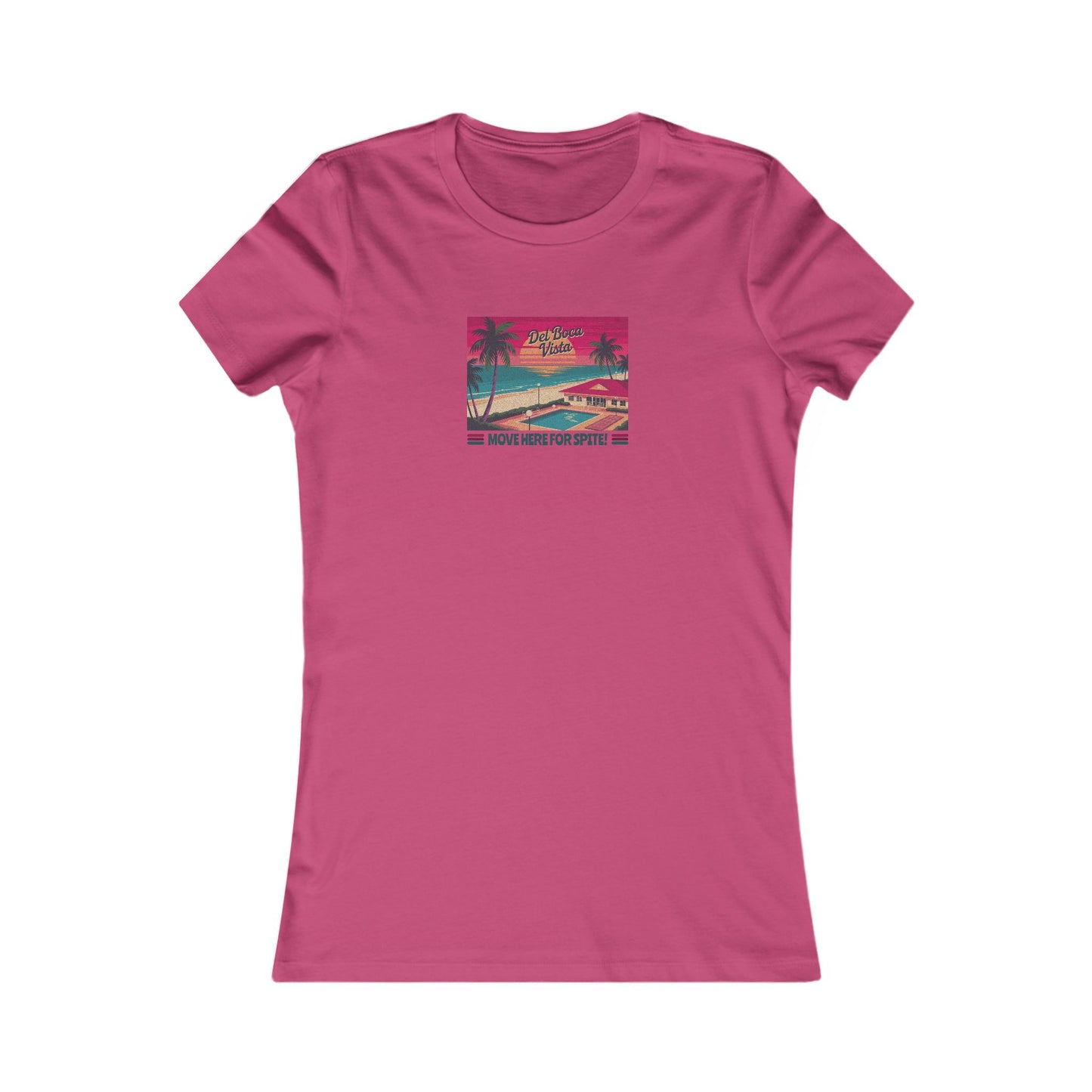 Del Boca Vista (Move Here For Spite!) — Seinfeld Women's Tee (Light)