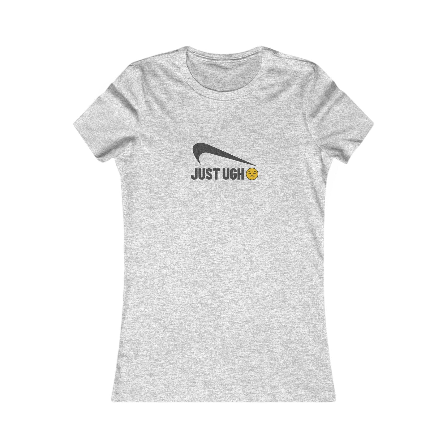 Just Ugh 😒 Athletic Parody — Retro Workout Women's Tee (Light)