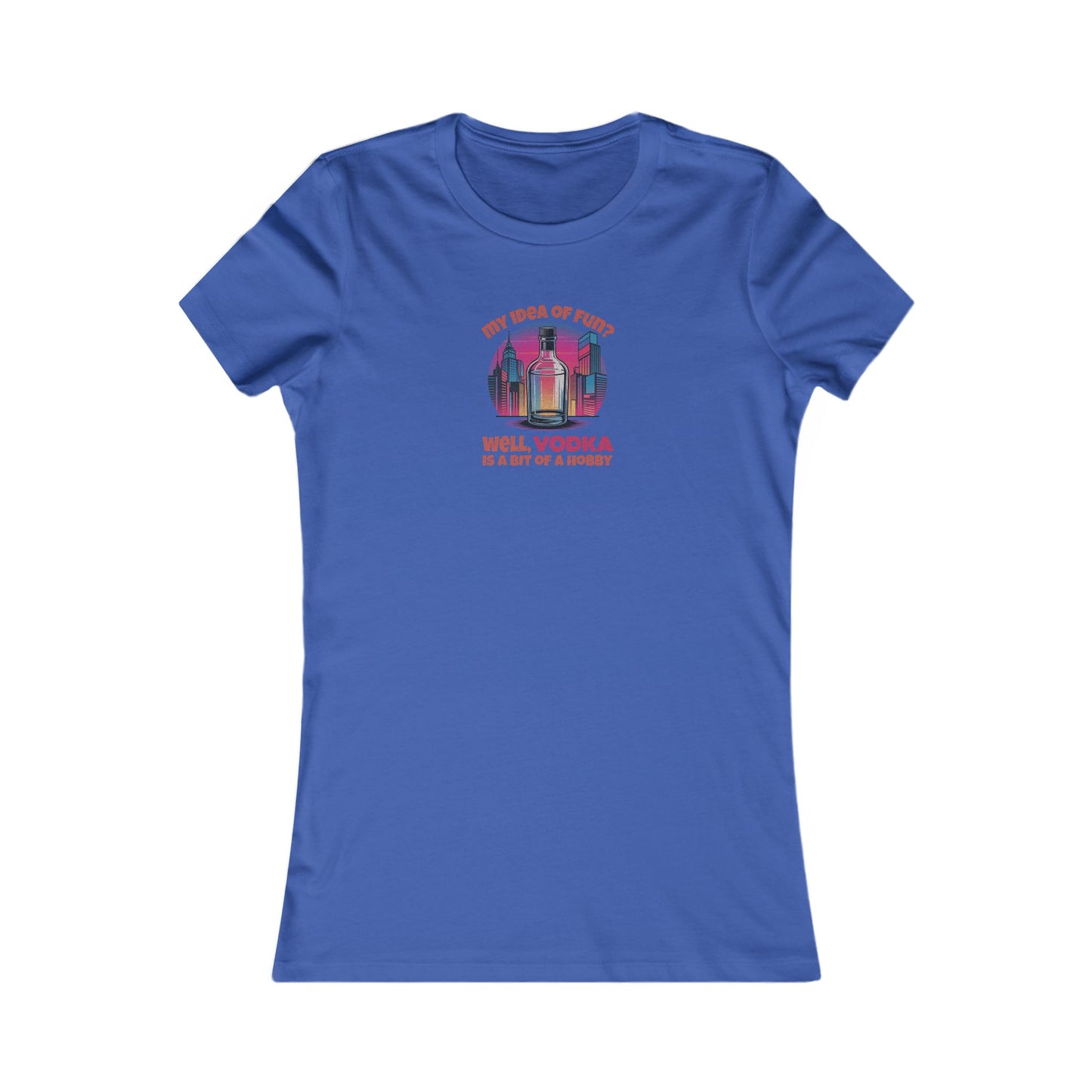 Vodka is a Bit of a Hobby — Retro Graphic Women's Tee (Dark)