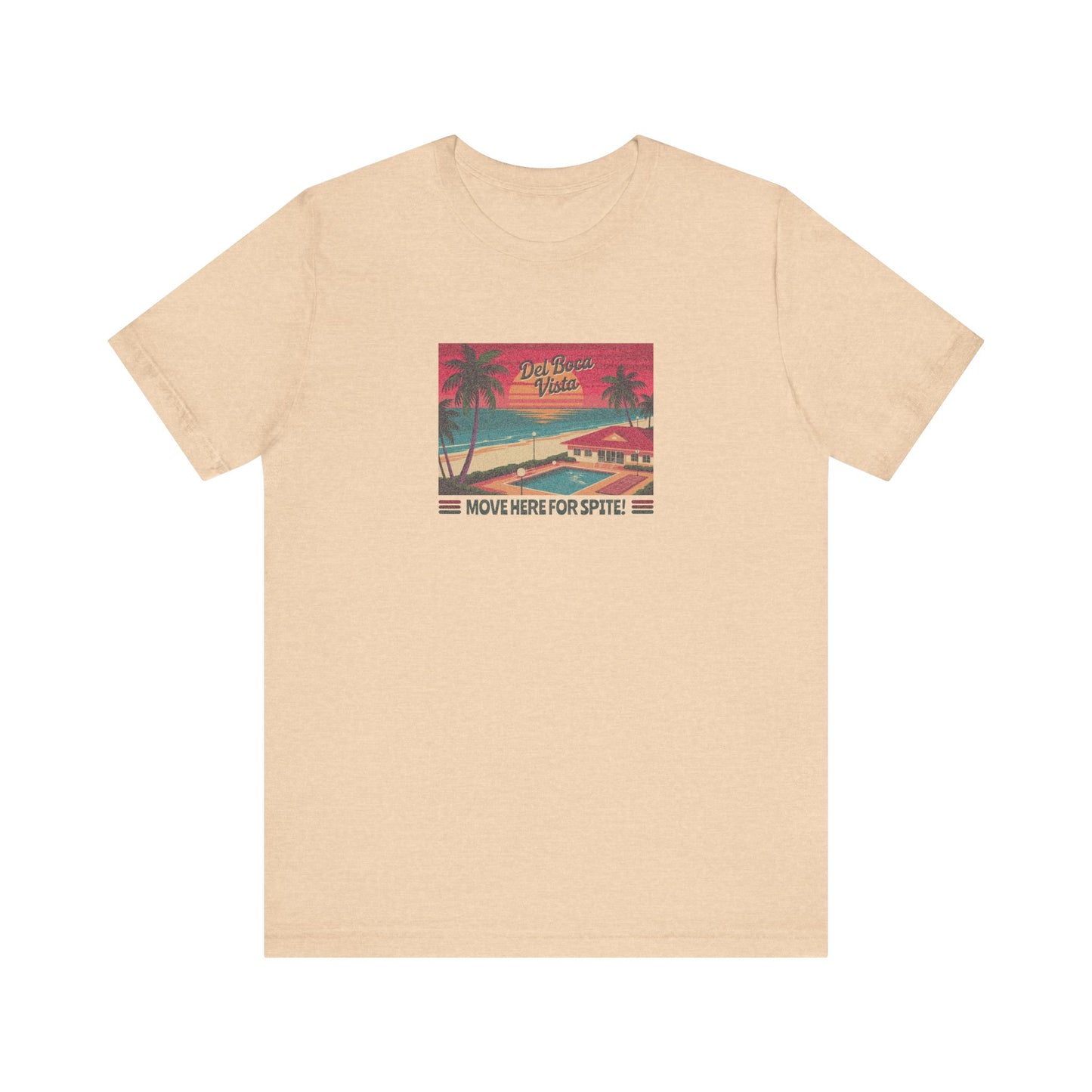 Del Boca Vista (Move Here For Spite!) — Seinfeld Retro Tee (Light)