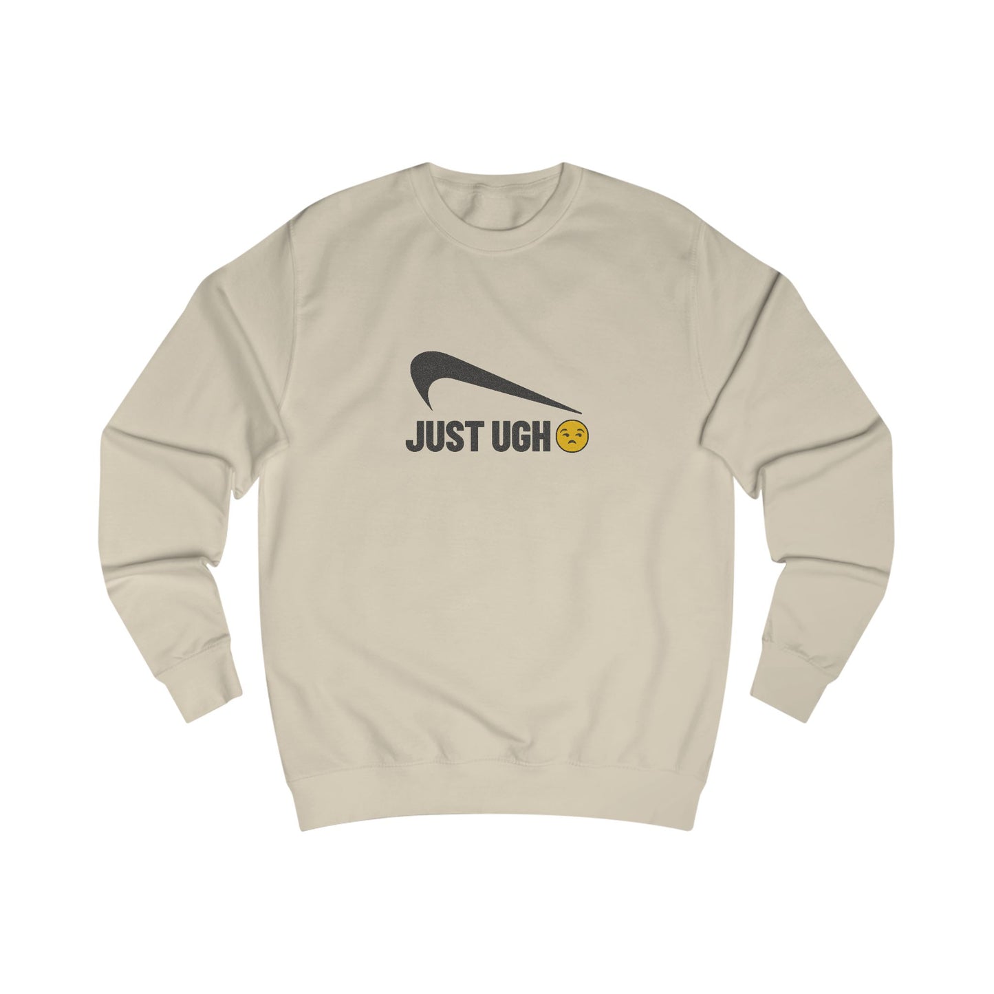 Just Ugh 😒 Athletic Parody — Retro Workout Sweatshirt (Light)