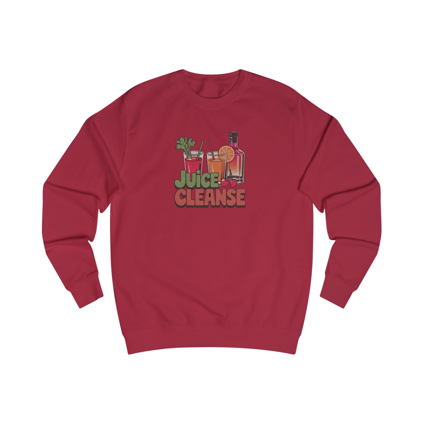Juice Cleanse Liquid Diet — Boozy Brunch Retro Sweatshirt (Light)