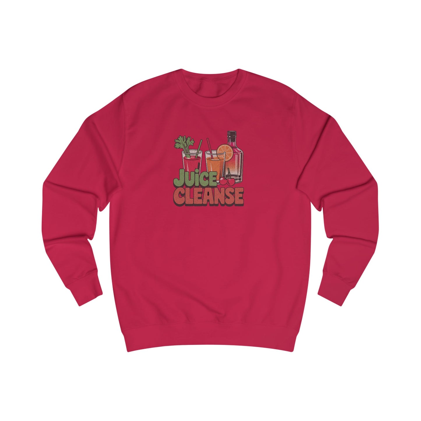 Juice Cleanse Liquid Diet — Boozy Brunch Retro Sweatshirt (Light)