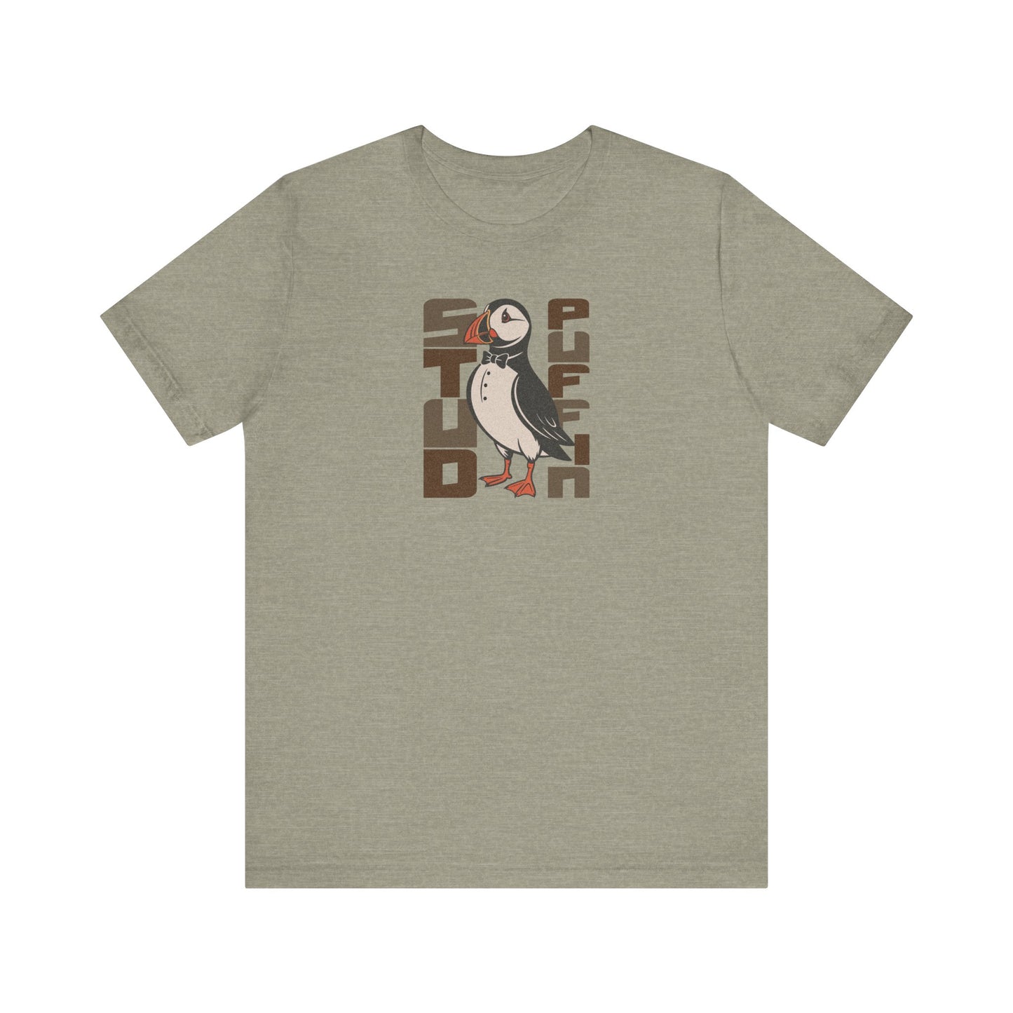 Stud Puffin, Licensed to Chill – Spy-Bird Retro Tee (Light)