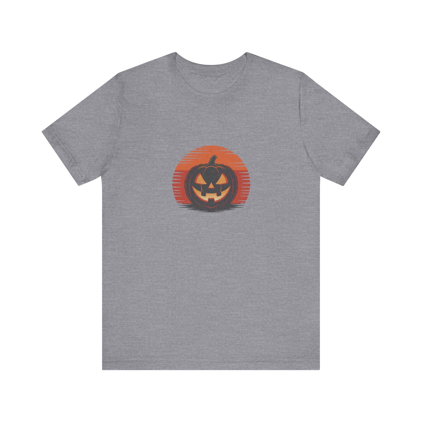 Retro Jack: Sliced Sunset — Halloween Sunset Tee (Light)