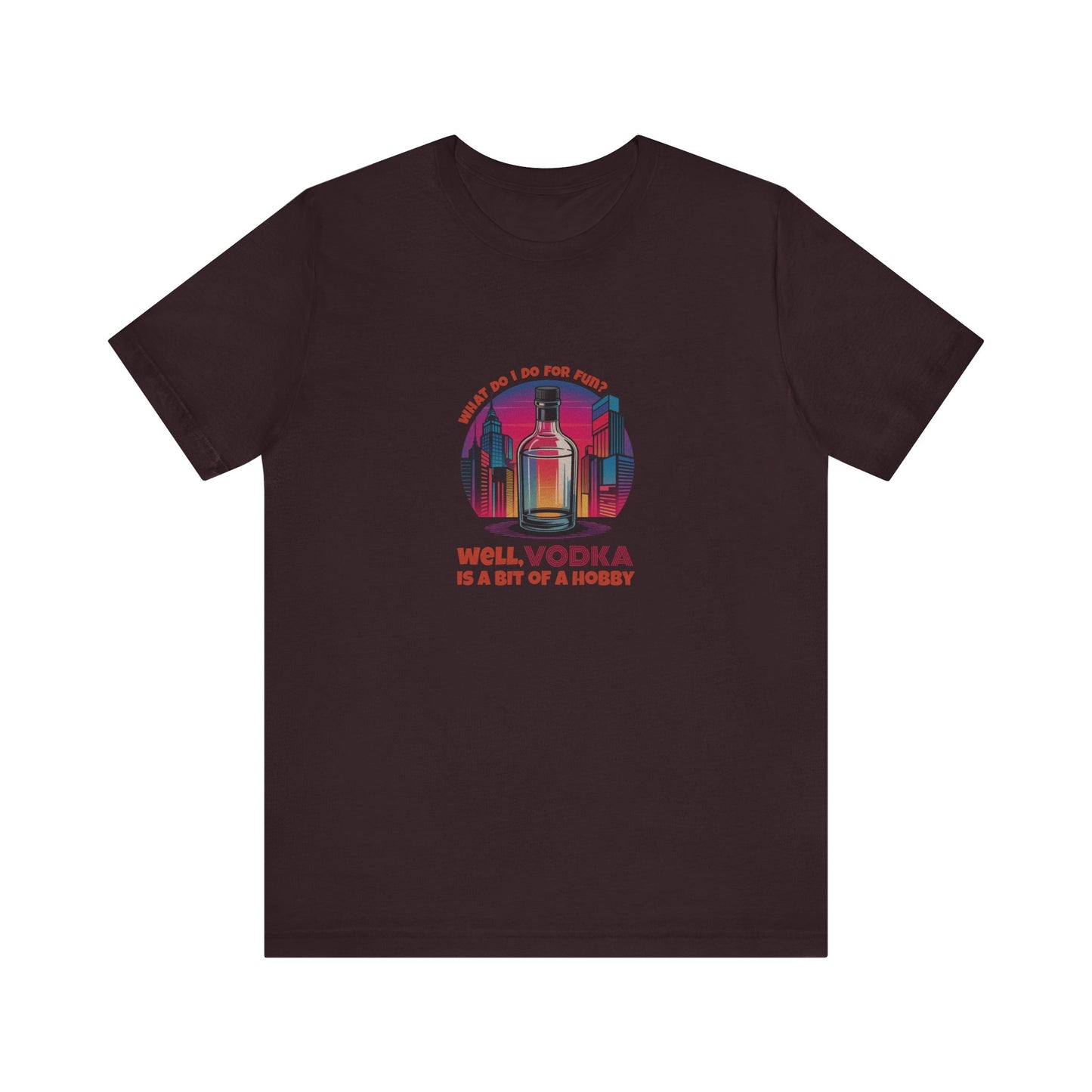 Vodka is a Bit of a Hobby — Retro Graphic Tee (Dark)