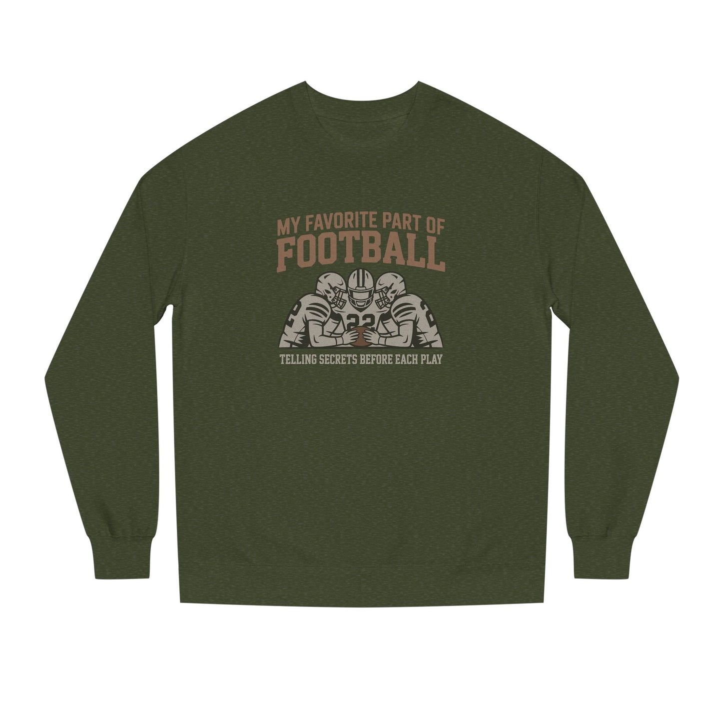 My Favorite Part of Football (Telling Secrets Before Each Play) – Retro Sweatshirt (Dark)