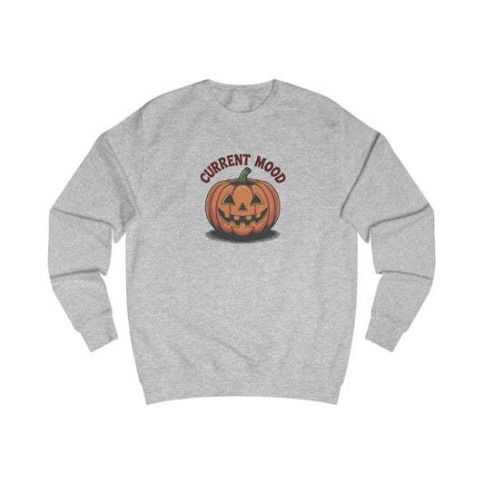 Current Mood (Vintage Jack) — Retro Halloween Sweatshirt (Light)