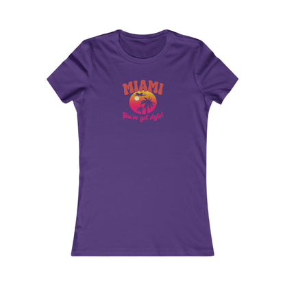 Miami, You've Got Style! — Golden Girls Retro Women's Tee (Dark)