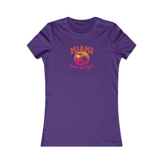Miami, You've Got Style! — Golden Girls Retro Women's Tee (Dark)