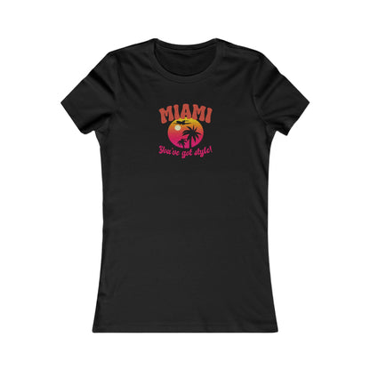 Miami, You've Got Style! — Golden Girls Retro Women's Tee (Dark)