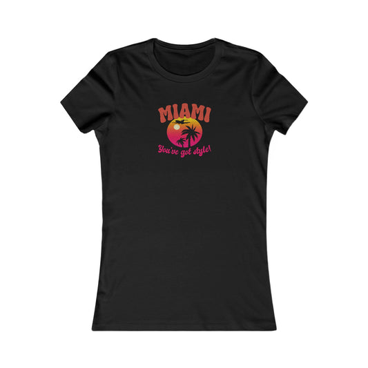 Miami, You've Got Style! — Golden Girls Retro Women's Tee (Dark)