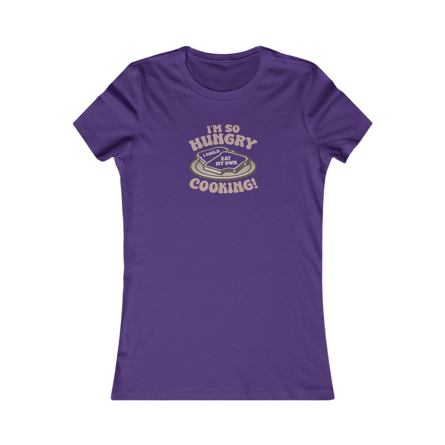 I'm So Hungry, I Could Eat My Own Cooking — Retro Women's Tee (Dark)