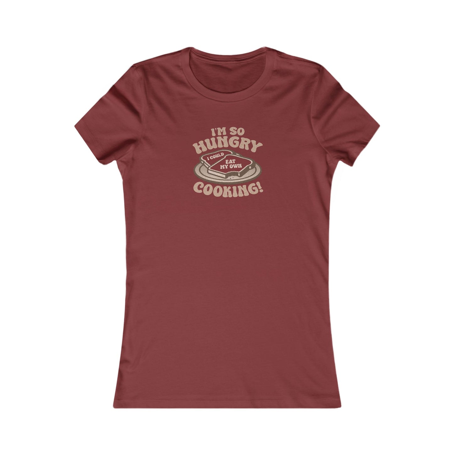 I'm So Hungry, I Could Eat My Own Cooking — Retro Women's Tee (Dark)