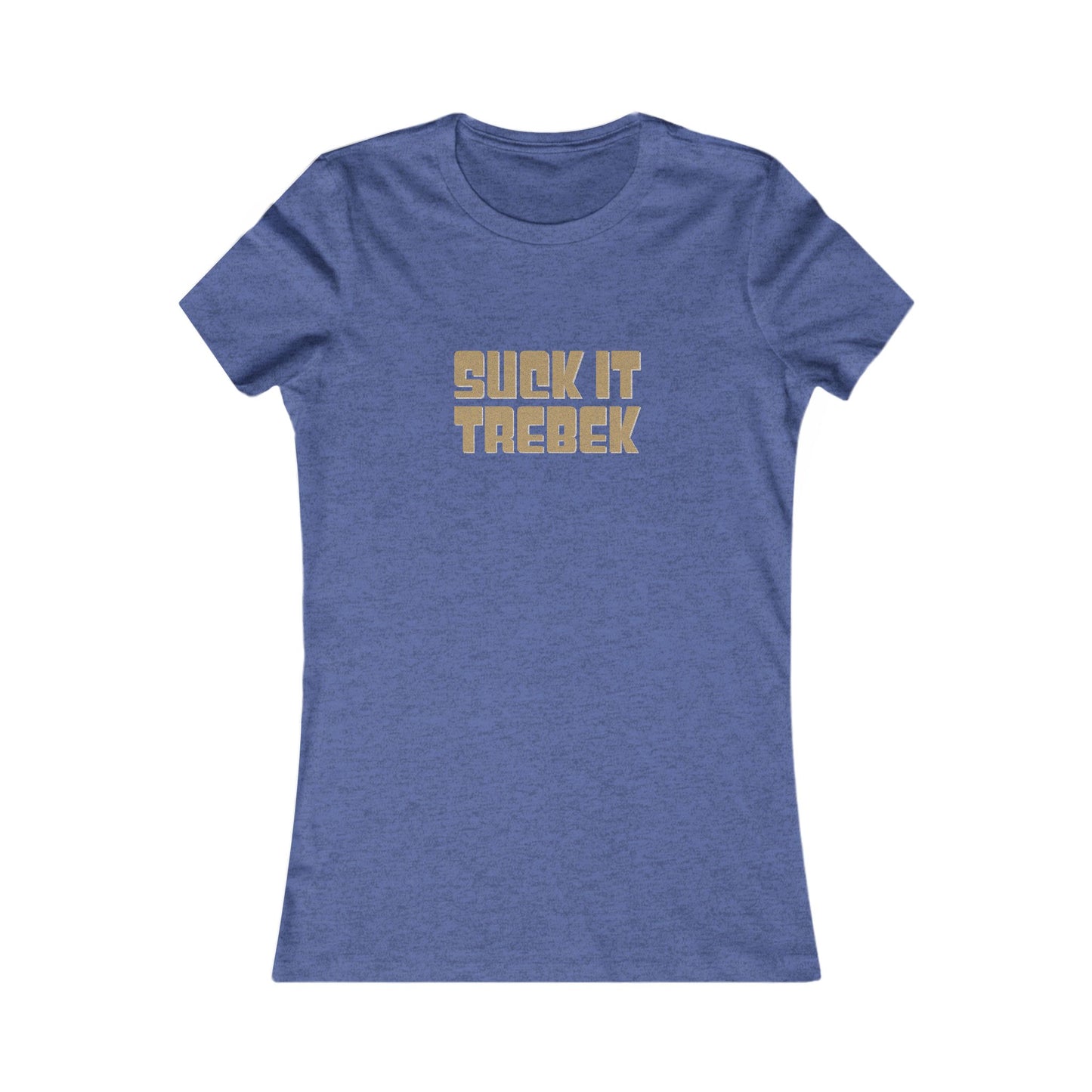 Suck It Trebek — SNL Celebrity Jeopardy Sketch Retro Women's Tee (Dark)