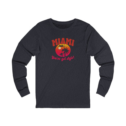 Miami, You've Got Style! — Golden Girls Retro Long Sleeve (Dark)