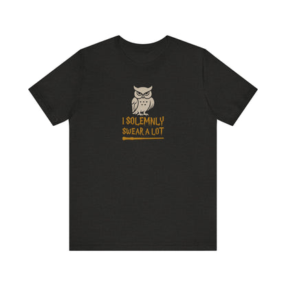 I Solemnly Swear a Lot — Harry Potter Retro Tee (Dark)