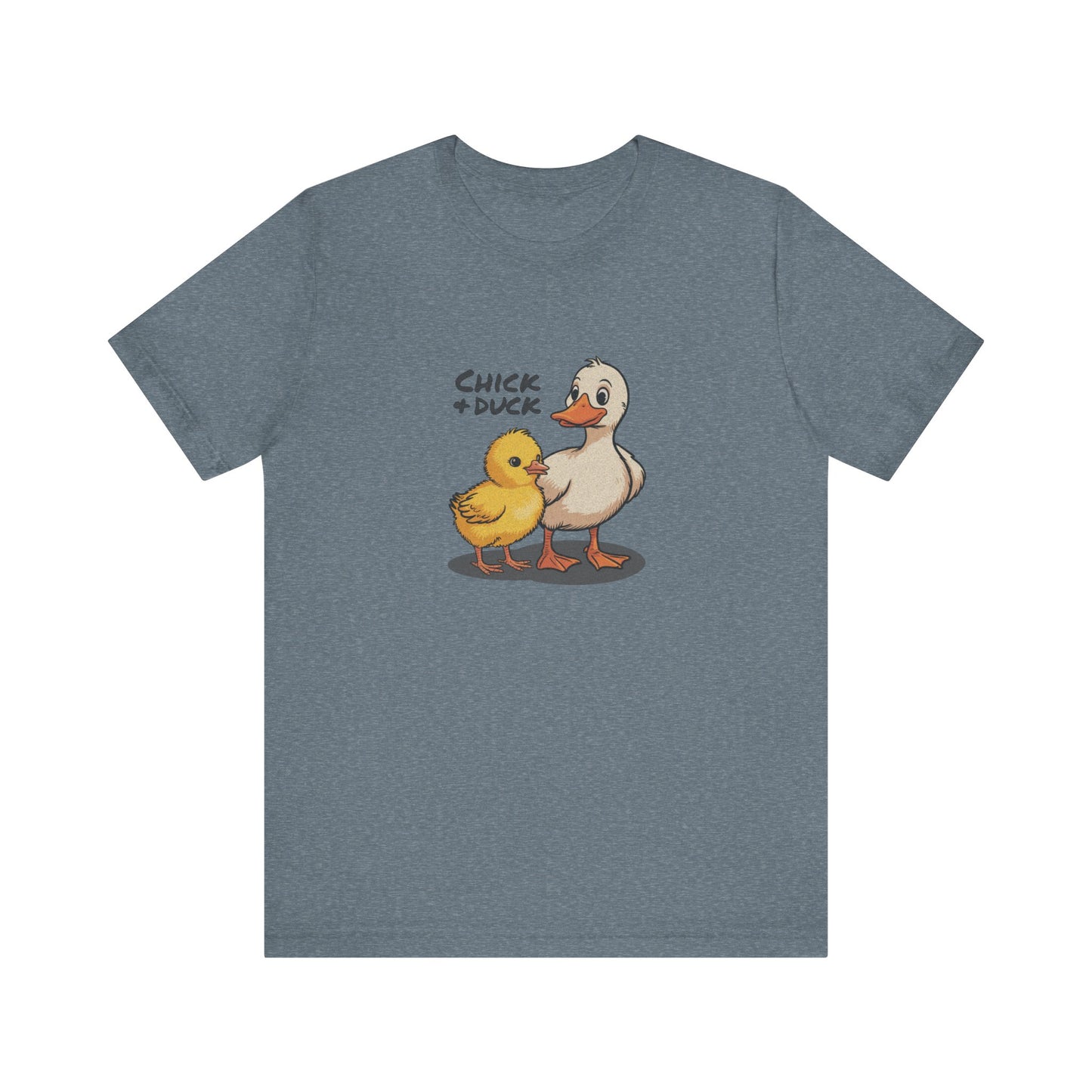 The Chick and the Duck — Friends Retro Tee (Light)