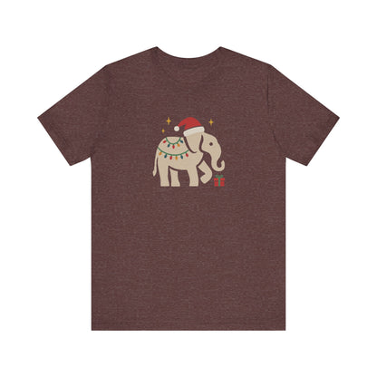 White Elephant Season — Retro Christmas Graphic Tee (Dark)