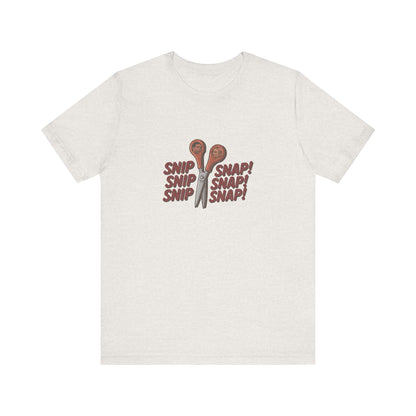 Snip Snap! — Michael Scott Vasectomy Retro Tee (Light)