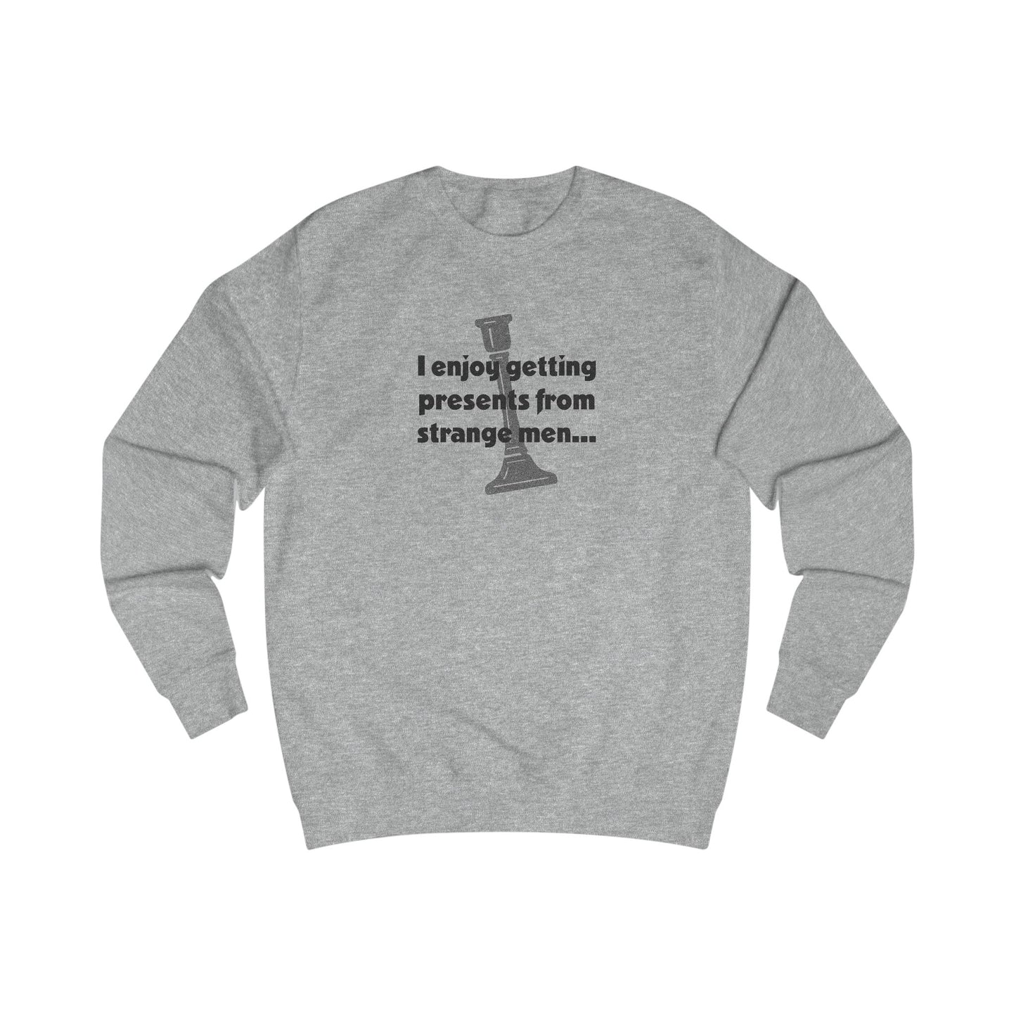 I Enjoy Getting Presents From Strange Men — Clue Retro Sweatshirt (Light)