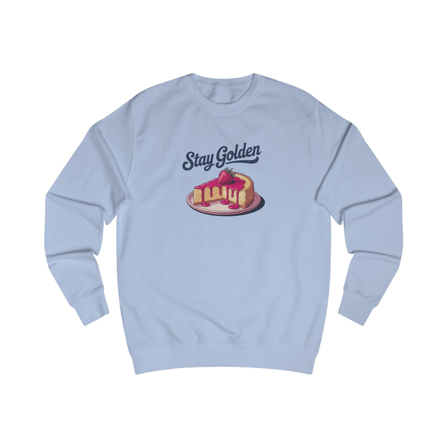 Stay Golden — Retro Cheesecake Graphic Sweatshirt (Light)