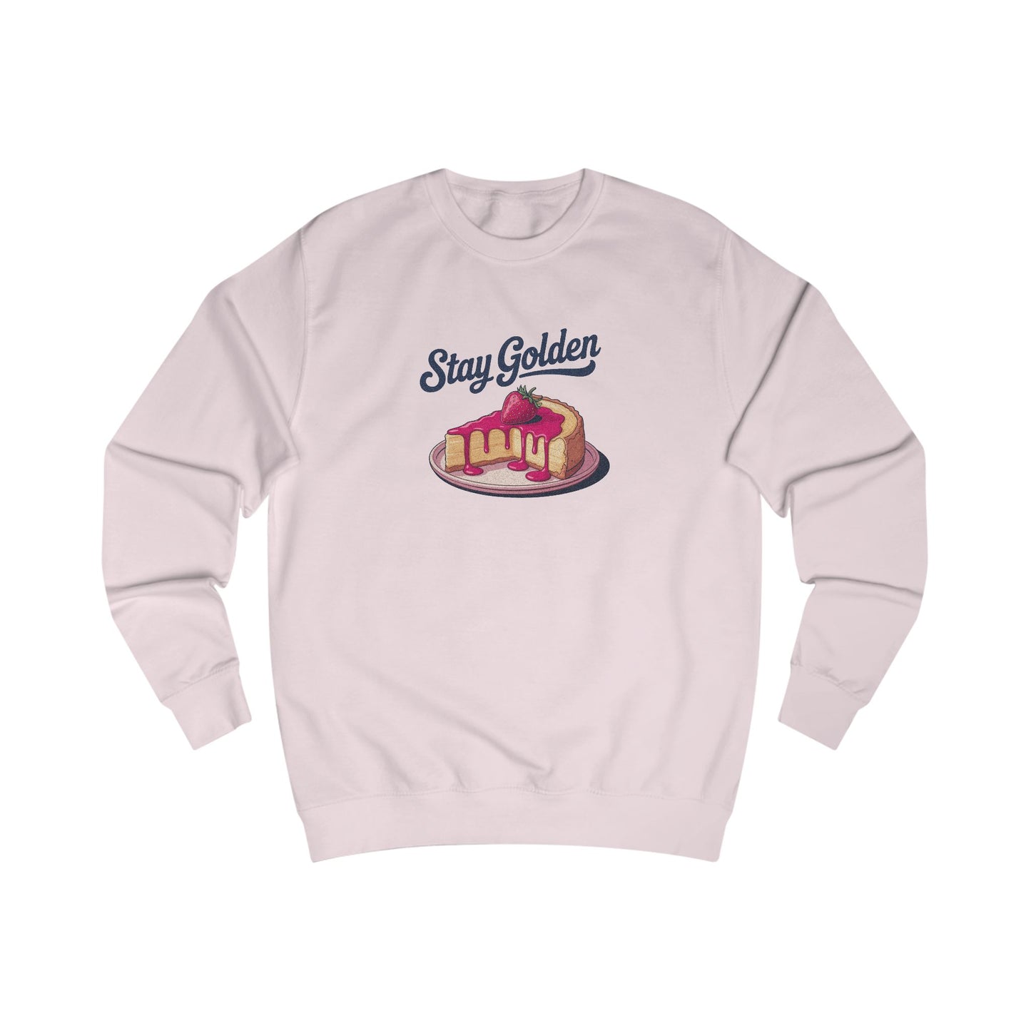 Stay Golden — Retro Cheesecake Graphic Sweatshirt (Light)