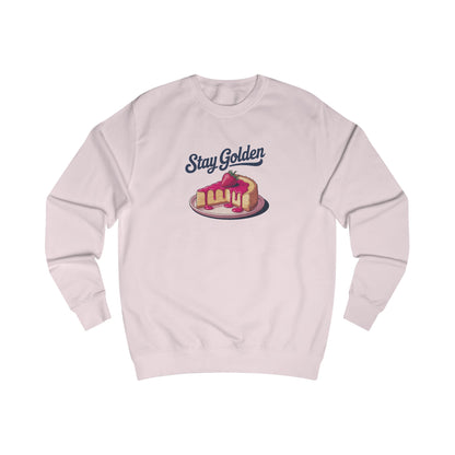 Stay Golden — Retro Cheesecake Graphic Sweatshirt (Light)