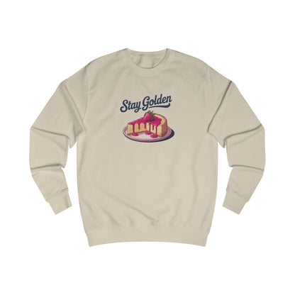 Stay Golden — Retro Cheesecake Graphic Sweatshirt (Light)