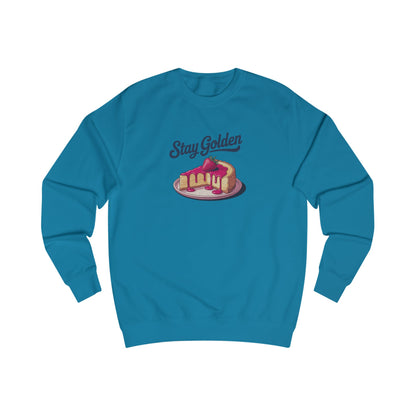 Stay Golden — Retro Cheesecake Graphic Sweatshirt (Light)
