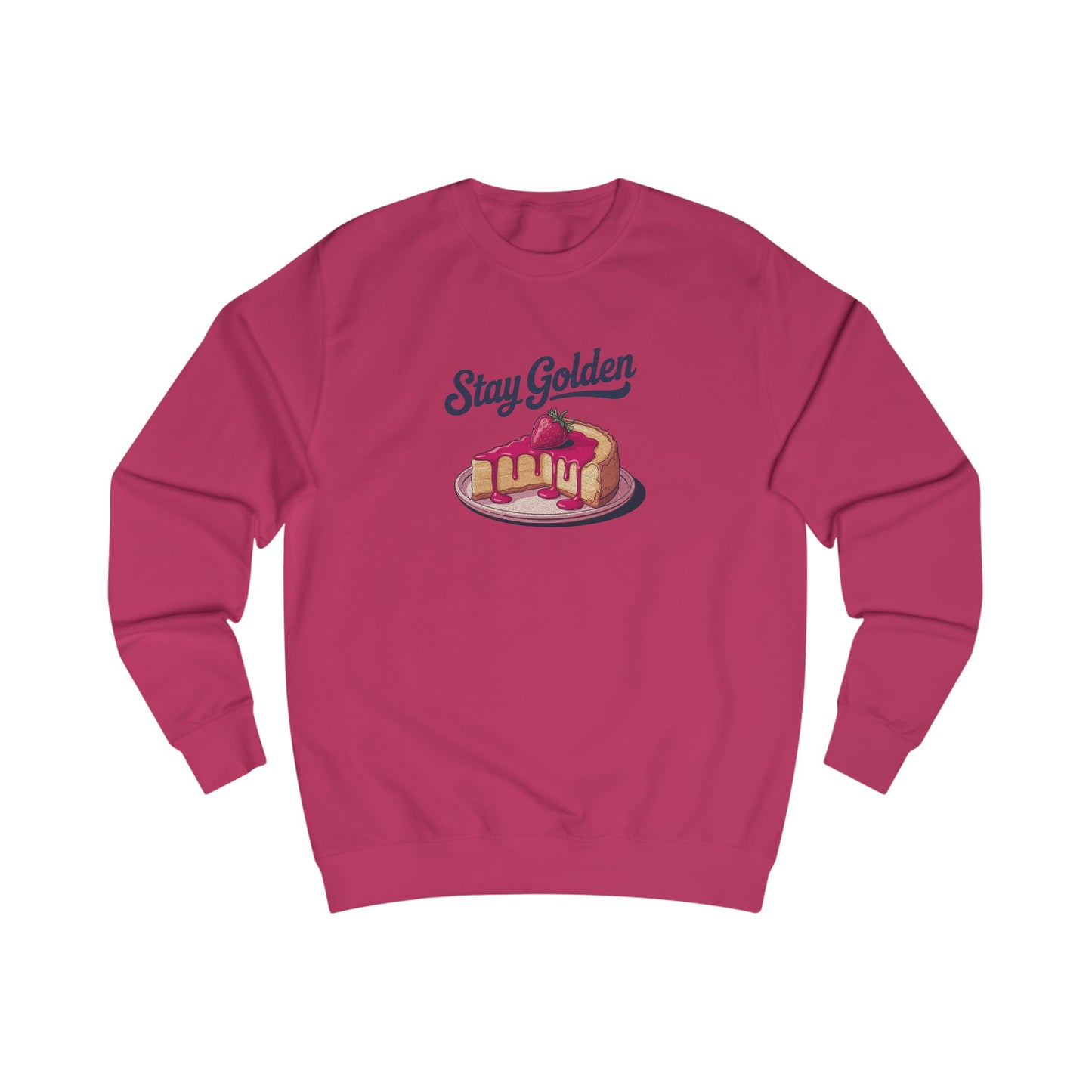 Stay Golden — Retro Cheesecake Graphic Sweatshirt (Light)