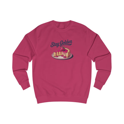 Stay Golden — Retro Cheesecake Graphic Sweatshirt (Light)