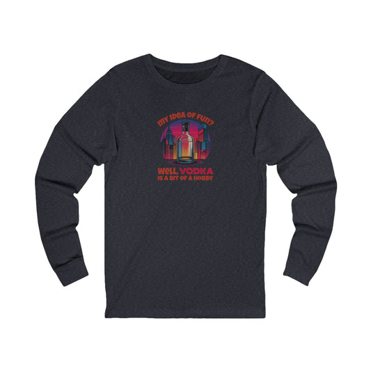Vodka is a Bit of a Hobby — Retro Graphic Long Sleeve (Dark)