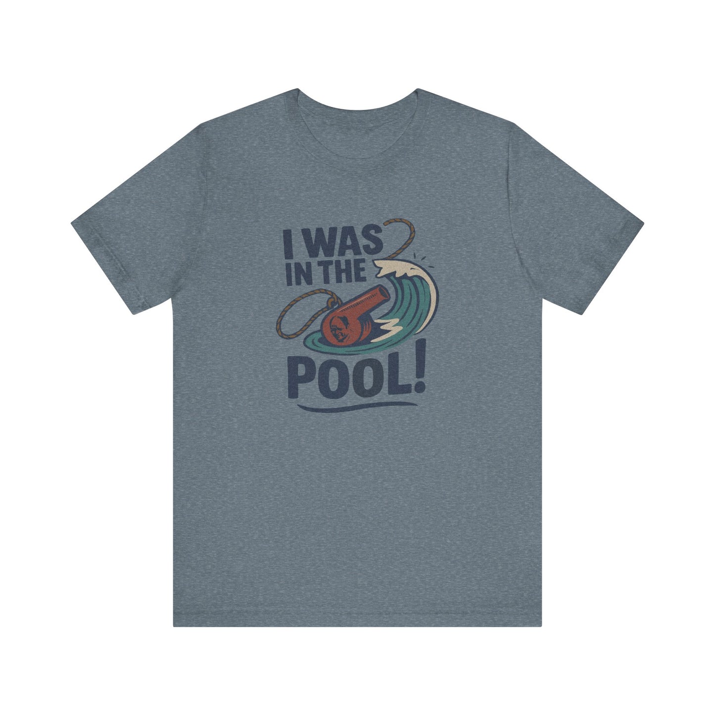 I Was in the Pool! — George Costanza Shrinkage Retro Tee (Light)