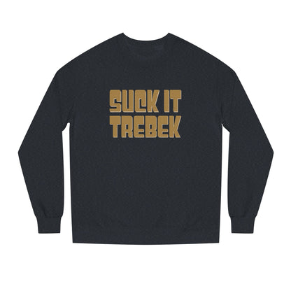 Suck It Trebek — SNL Celebrity Jeopardy Sketch Retro Sweatshirt (Dark)