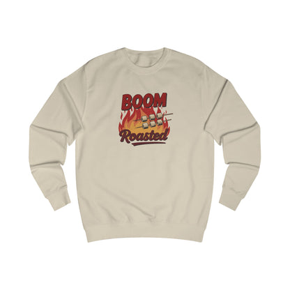 Boom, Roasted — Michael Scott Retro Sweatshirt (Light)