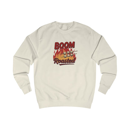 Boom, Roasted — Michael Scott Retro Sweatshirt (Light)
