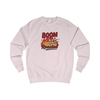 Boom, Roasted — Michael Scott Retro Sweatshirt (Light)
